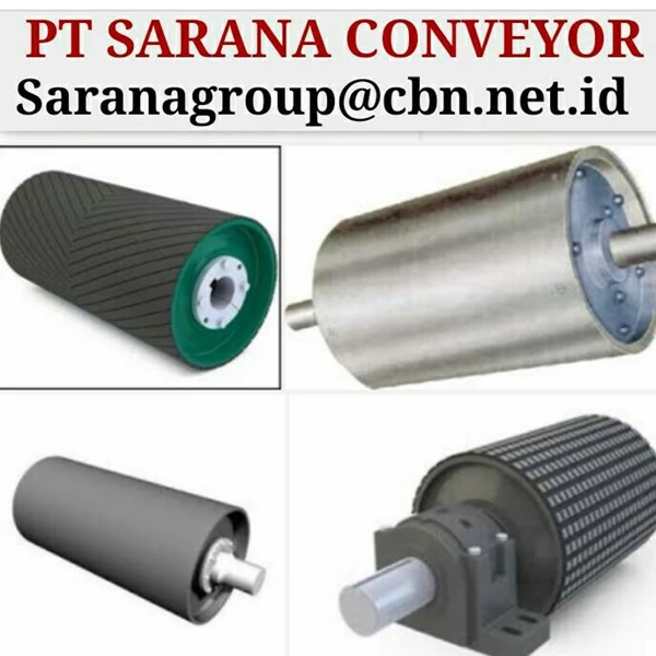 DRUM PULLEY RUBBER PT SARANA CONVEYORS