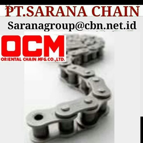 OCM ROLLER CHAIN PT SARANA CONVEYOR CHAIN ANSI and coupling