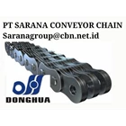 PT SARANATEKNIK  DONGHUA ROLLER CHAIN CONVEYOR BS AND ANSI 2