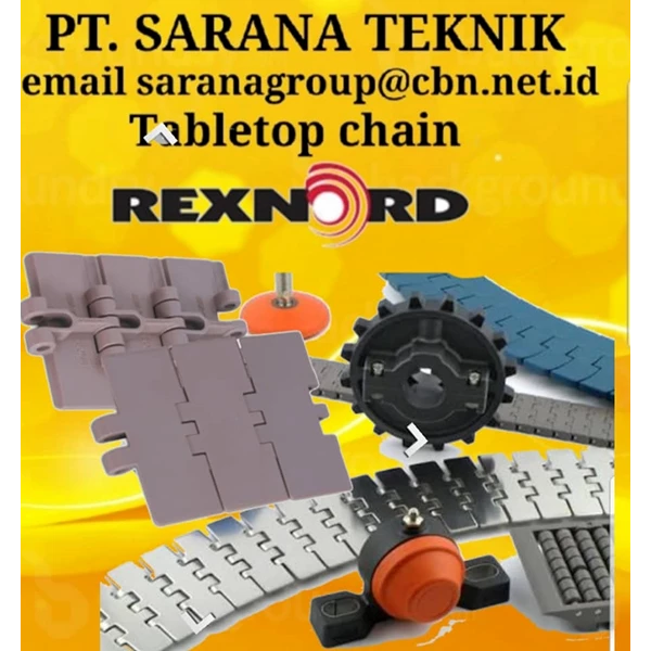PT SARANA TEKNIK  Chain Conveyor REXNORD TABLETOP CHAIN